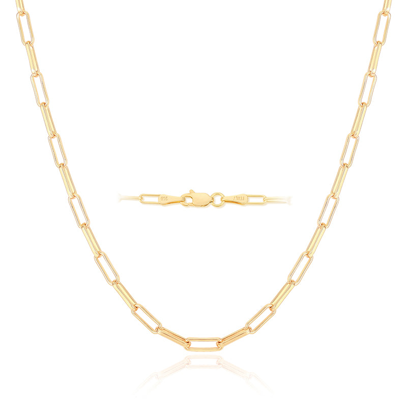 New golden/golden/silvery/New silvery, 2.5mm/3mm/4mm/5mm cross chain style necklace, 16/18/20/22/24/26/30 inches