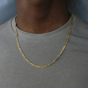 Golden/Silvery, 2.5mm,3mm, 4mm, 5mm three-in-one style necklaces, 16、18、 20、 22、 24、26、28、30inch