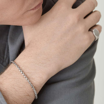 Waitsoul Sparkling/Rope/Box Bracelet for Women Men 2mm 2.5mm 3mm 5mm Diamond-Cut Silver/Gold Sparkling/Box/Rope Chain Bracelet for Gril 6.5/7/7.5/8/8.5/9 Inch